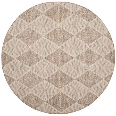 Safavieh Montauk Round Area Rug, Beige - 6 x 6 ft. MTK822E-6R